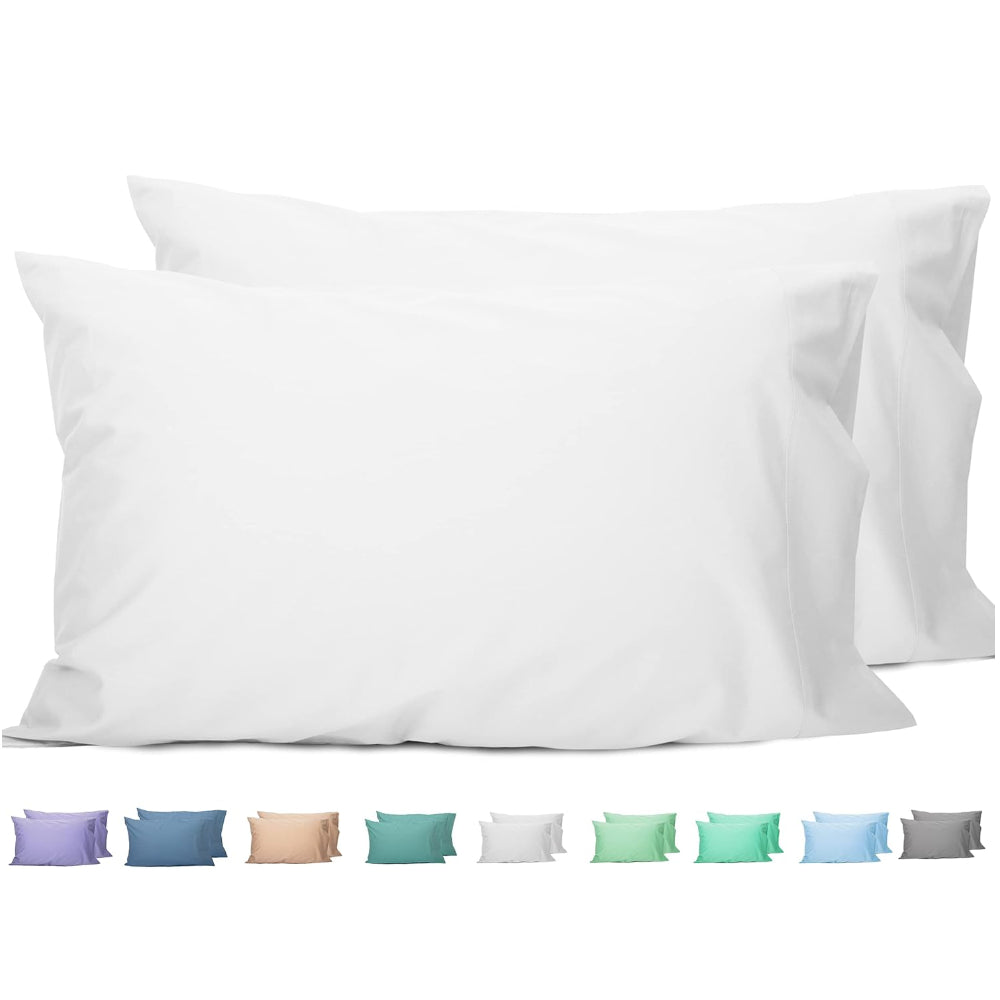 2pcs/set 51*66cm/51*101cm Rectangle Polyester Fabric Pillow Cases For Home/Hotel Pillowcases Solid Color Pillow Covers