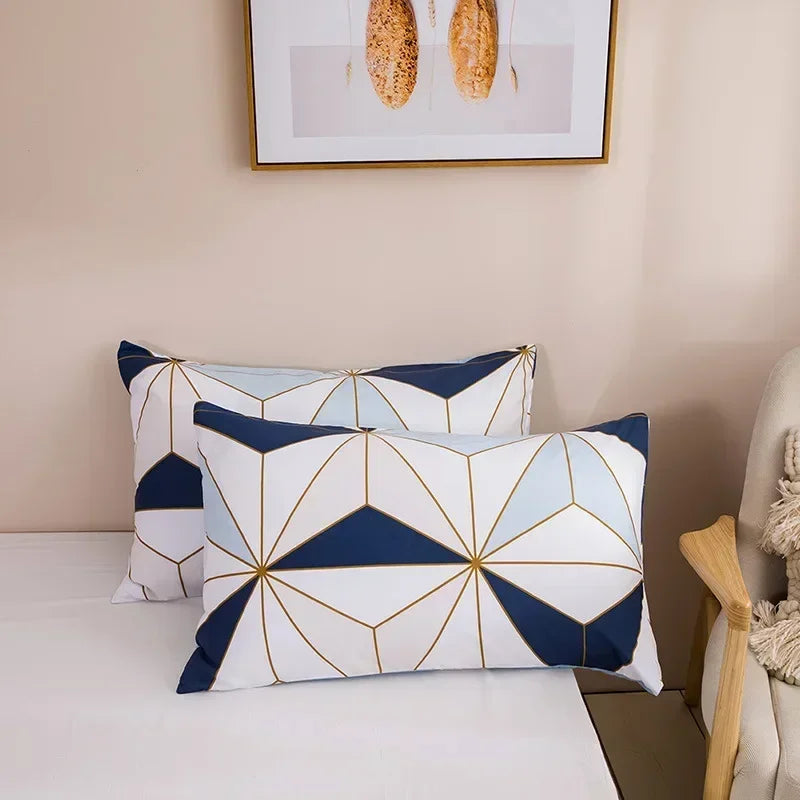 Geometric Soft Queen Duvet Cover Set King Size Soft Comfortable Double Bedding Set 220x240 Comfortable Durable Quilt Cover Sets